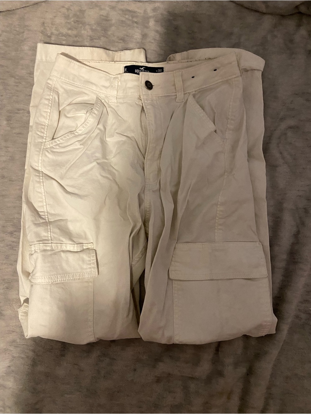 White Cargo Pants - Casual Utility Style